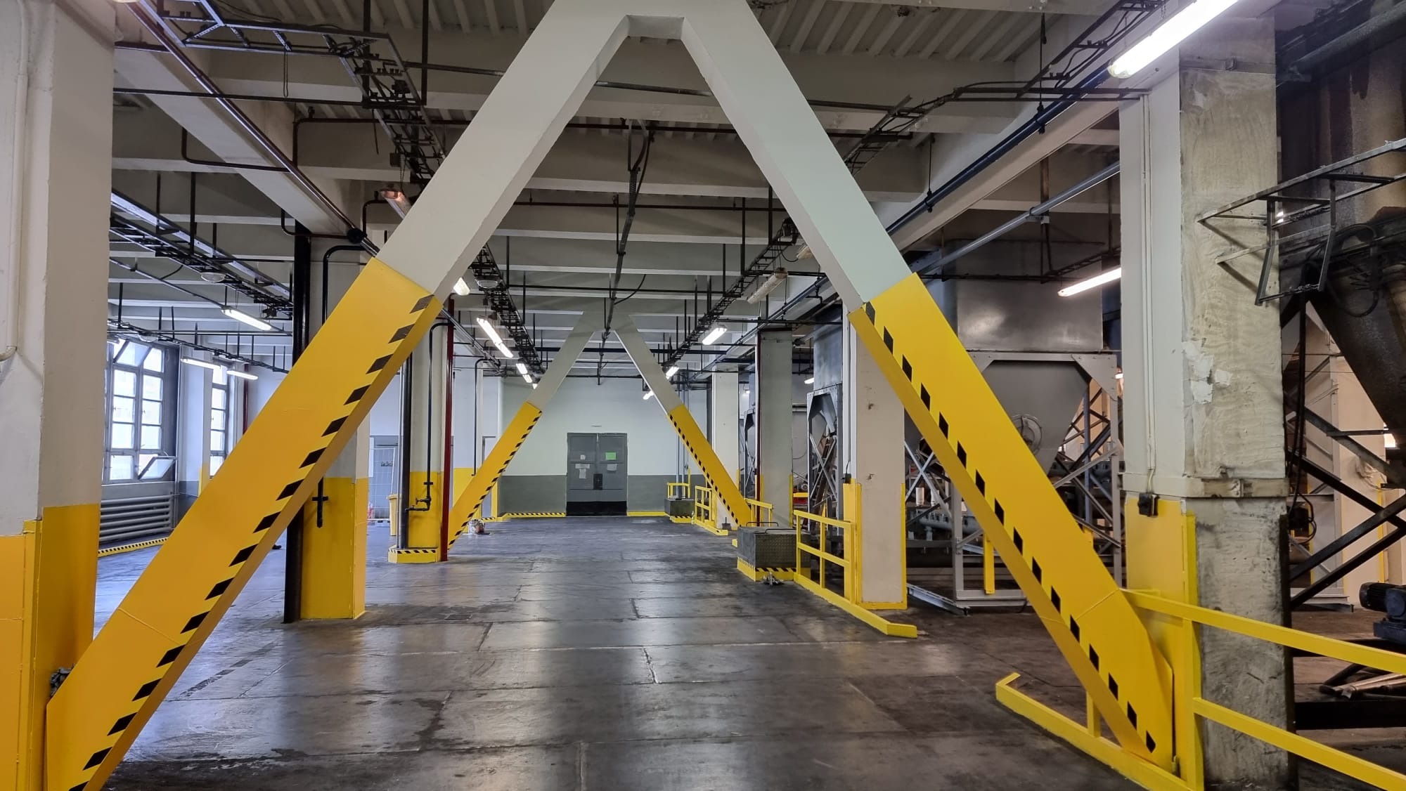 Průmyslové malování – stav po dokončení